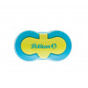 Afia-lápis duplo Pelikan Flower com depósito, azul (700702)