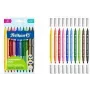 Marcadores Pelikan Colorella Duo C407 cores sortidas, 10 unid.
