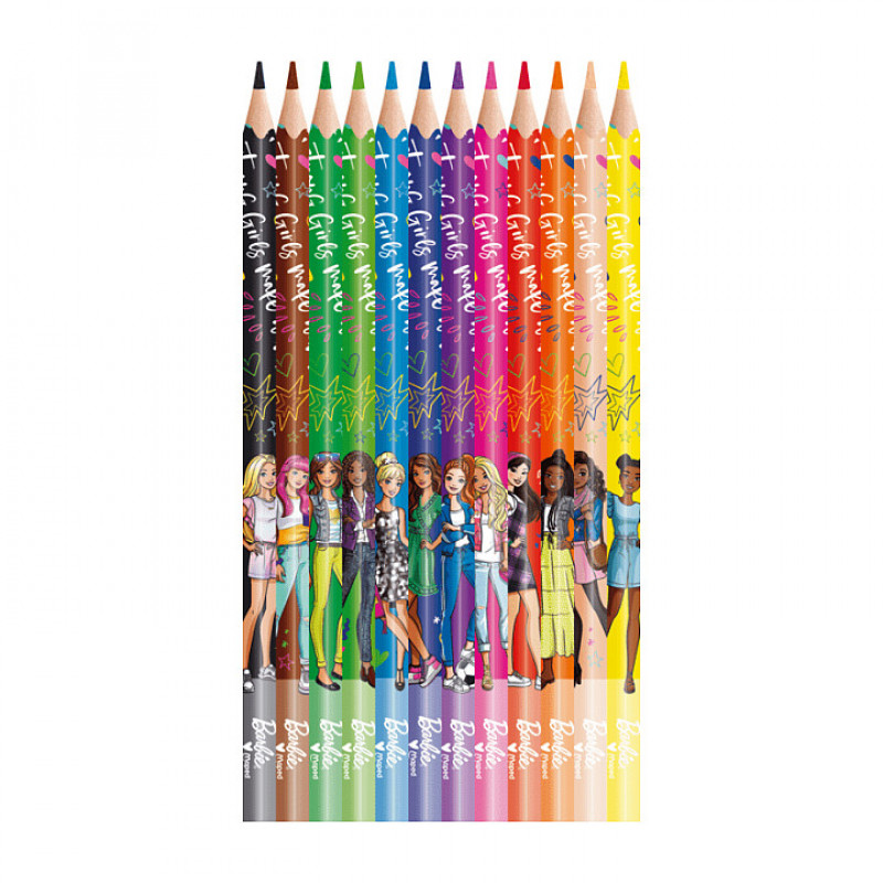 Lápis de cor Maped Barbie multicolor