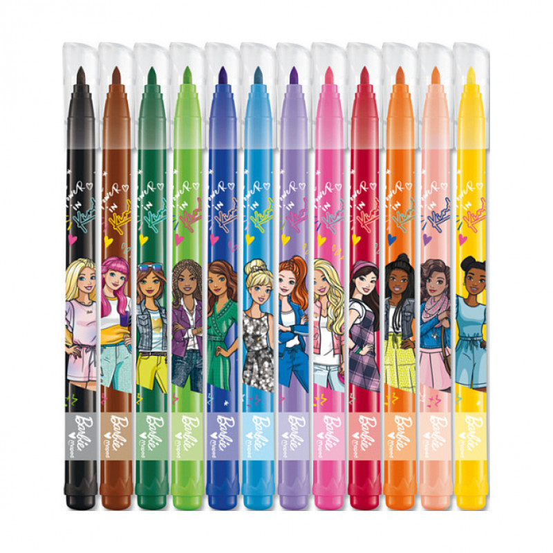 Marcadores Maped Barbie, multicolor