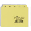 Separadores A-Z Durable para fichários A7, PP gofrado, amarelo