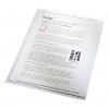 Capas de documentos Leitz Standard 4000 A4, texturadas, 0,13 mm PP, transparentes, 100 unid.