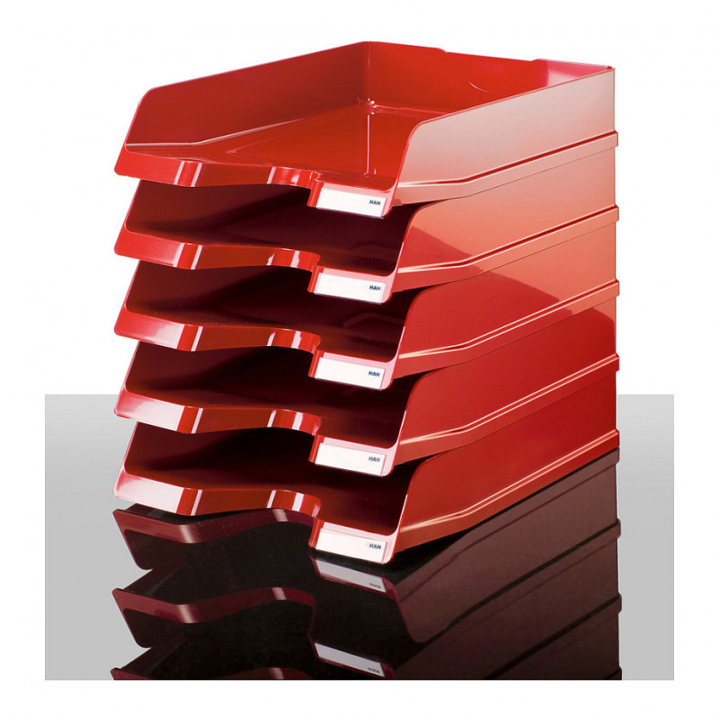 HAN VIVA tabuleiros de correspondência DIN C4, vermelho