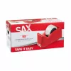 sax design dispensador de fita de mesa, vermelho/branco