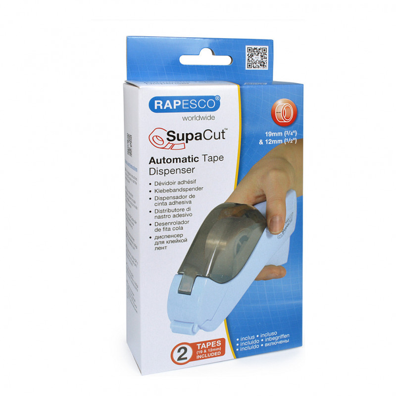 RAPESCO® dispensador de fita de secretária SupaCut 1442 azul-claro