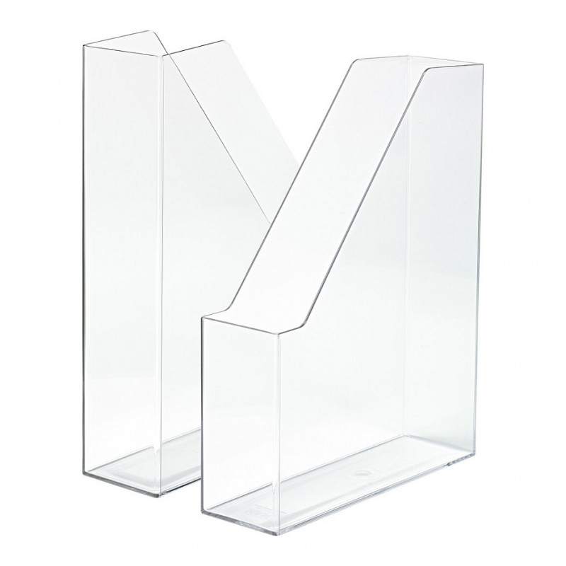 HAN porta-revistas i-Line 16501-23D cristalino plástico, DIN A4
