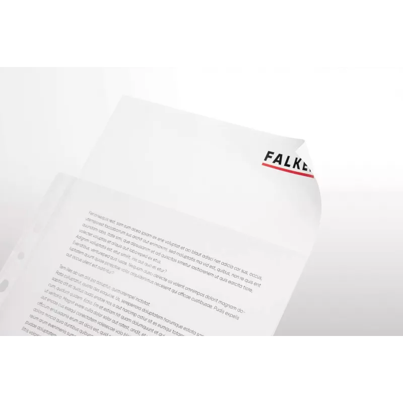 Falken capas de documentos DIN A4, 0,05 mm, cristalino