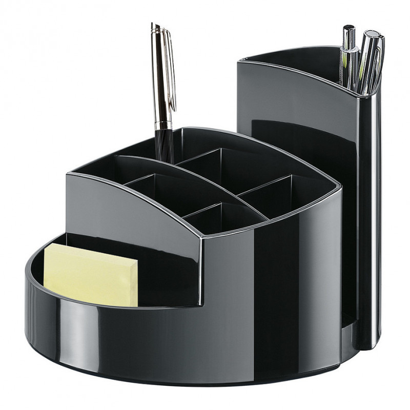 HAN porta-canetas 14,0 x 14,0 x 10,9 cm preto