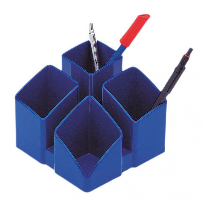 HAN SCALA porta-canetas 12,5 x 12,5 x 10,0 cm azul