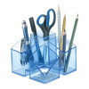 HAN SCALA porta-canetas 12,5 x 12,5 x 10,0 cm azul-transparente