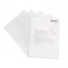 Falken capas plásticas DIN A4, superfície texturada, 0,09 mm, transparente
