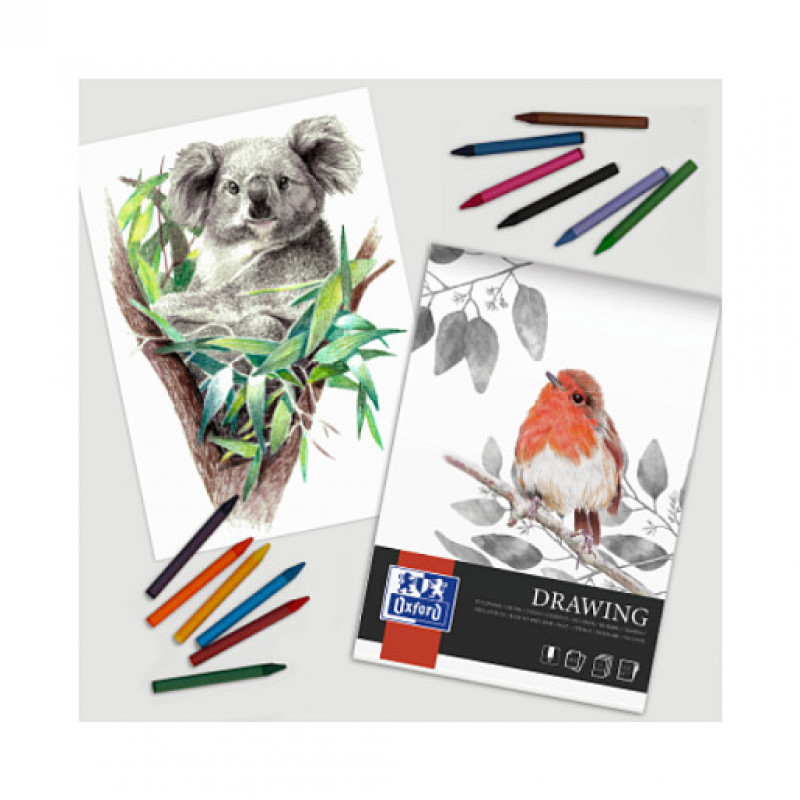 OXFORD bloco de desenho DIN A4, 40 folhas