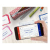 Oxford Flash fichas, 80 folhas, quadriculadas, branco