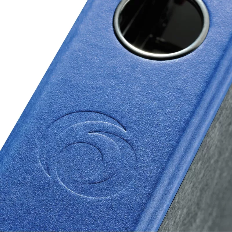 herlitz dossiê largura de lombada 5 cm DIN A4 cartão azul marmorizado