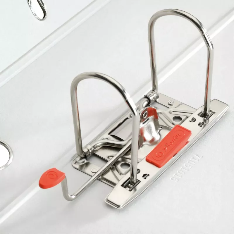 Dossiê herlitz lombada 8 cm DIN A4 cartão azul marmorizado