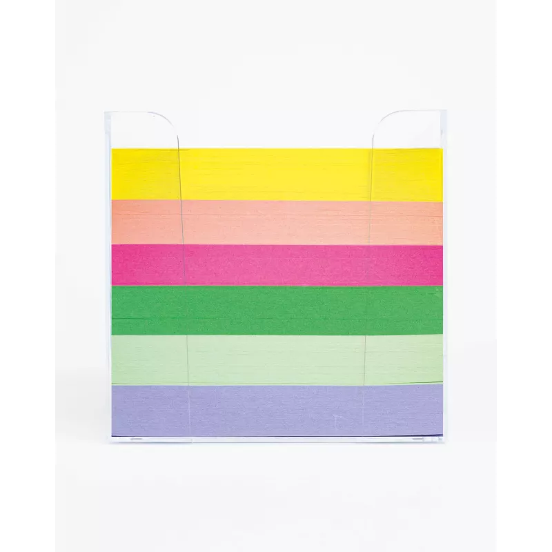 Caixa de notas Folia HAPPY VIBES transparente incl. 700 notas