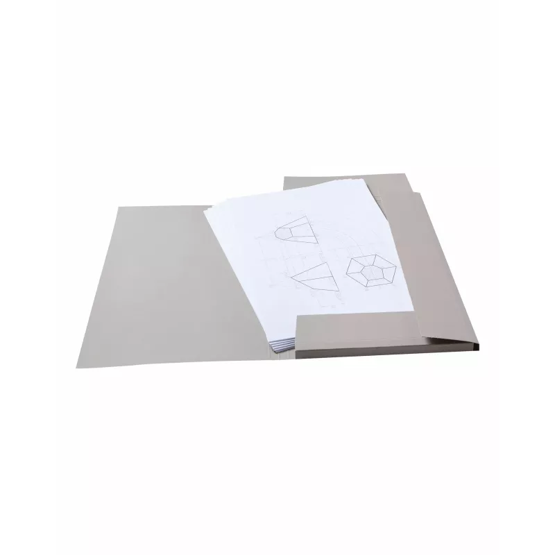Bolsa para documentos folia DIN A4 cinzento