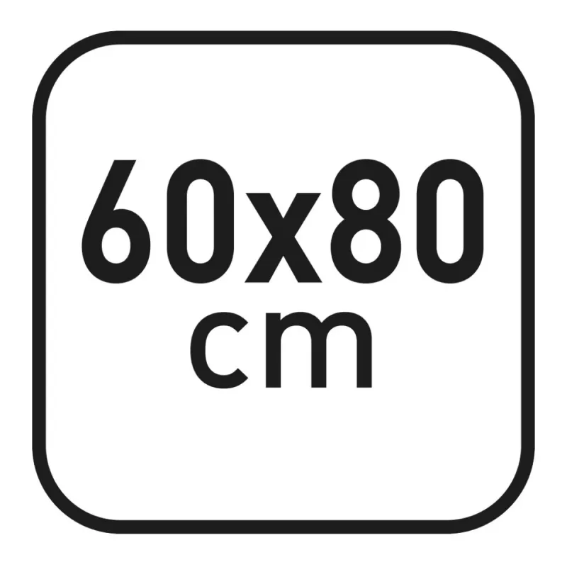 herlitz quadro magnético 60 x 80 cm, aço lacado branco, moldura de madeira cor prateada