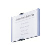 Durable INFO SIGN placa de porta, 210 x 148,5 mm, prateado metálico (480523)
