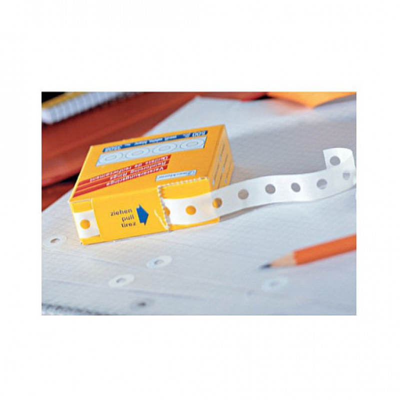 Avery Zweckform 3510 anéis de reforço de furos, Ø 13 mm, transparente, 500 unid.