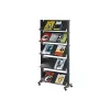 PAPERFLOW Expositor de Folhetos Preto DIN A4 85,5 x 38,5 x 167,5 cm