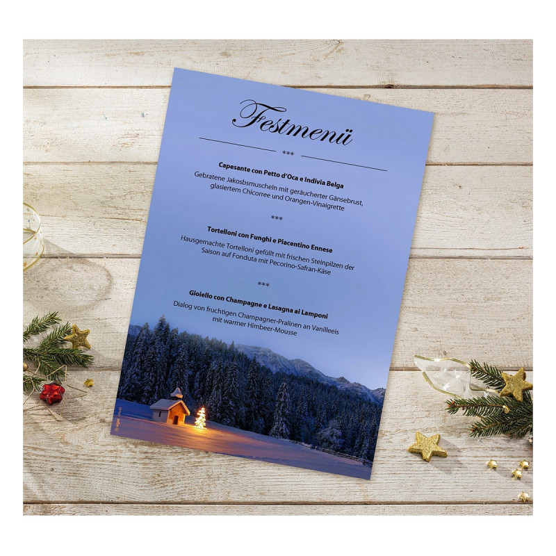 Papel de carta de Natal SIGEL motivo capela de Natal DIN A4 90 g/m² 100 folhas