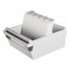Ficheiro de fichas HAN A5 para 800 fichas cinzento