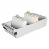 Ficheiro de fichas HAN A6 para 1300 fichas, cinzento