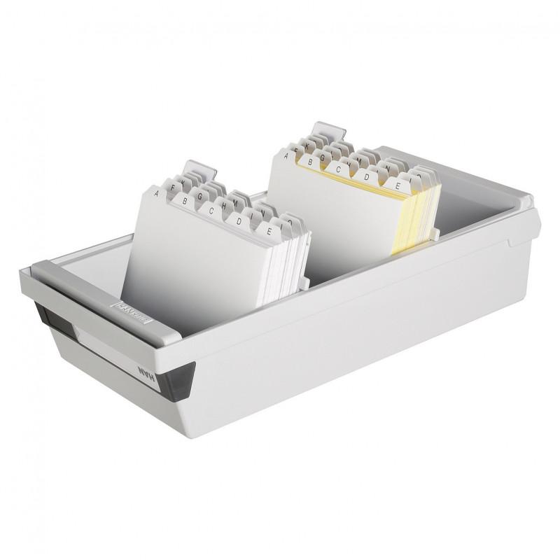 Ficheiro de fichas HAN A6 para 1300 fichas, cinzento