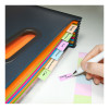 Pasta de arquivo com separadores RAPESCO® DIN A4, extra larga, 13 separadores, preto