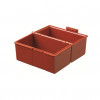 Ficheiro HAN A6 para 400 fichas, vermelho
