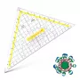 Esquadro de geometria com pega ARISTO, 25,0 cm