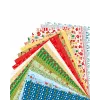 Bloco de motivos Natal folia, 270 g/m², cores sortidas