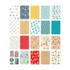 Bloco de motivos Magia de Inverno folia, 270 g/m², cores sortidas