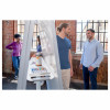 Toalhetes de limpeza para quadro branco Nobo, distribuidor em plástico reciclado, 100 toalhetes