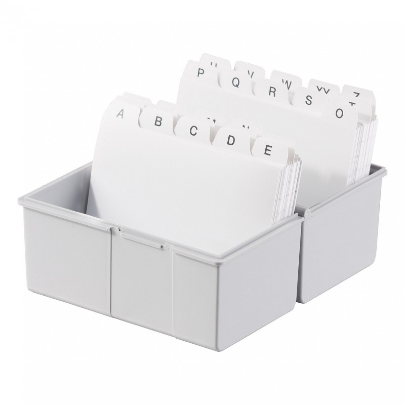 Ficheiro de fichas HAN A8 DIN A8 200 fichas cinzento-claro