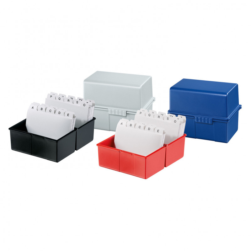 Ficheiro de fichas HAN A8 DIN A8 200 fichas cinzento-claro