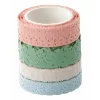 Conjunto de fita Washi Deco folia, 4 x 5 m, pastel