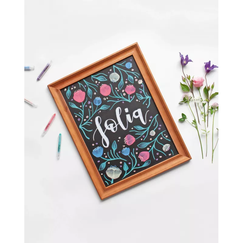 Lápis de giz folia, várias cores