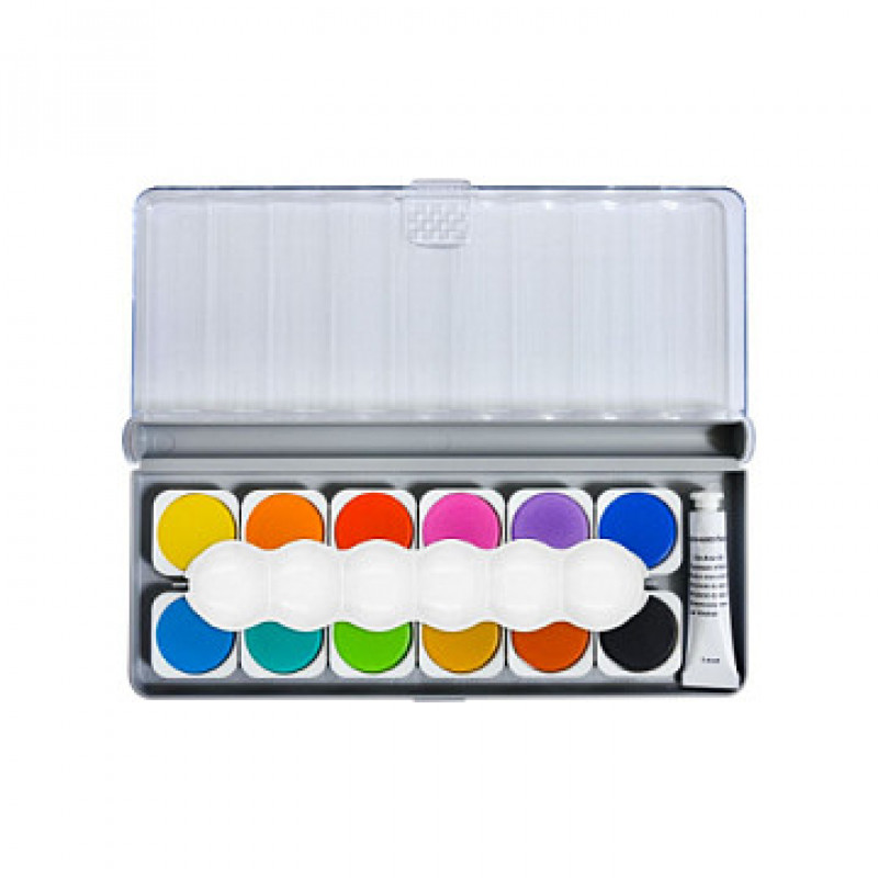 Caixa de aguarelas EBERHARD FABER 12 cores