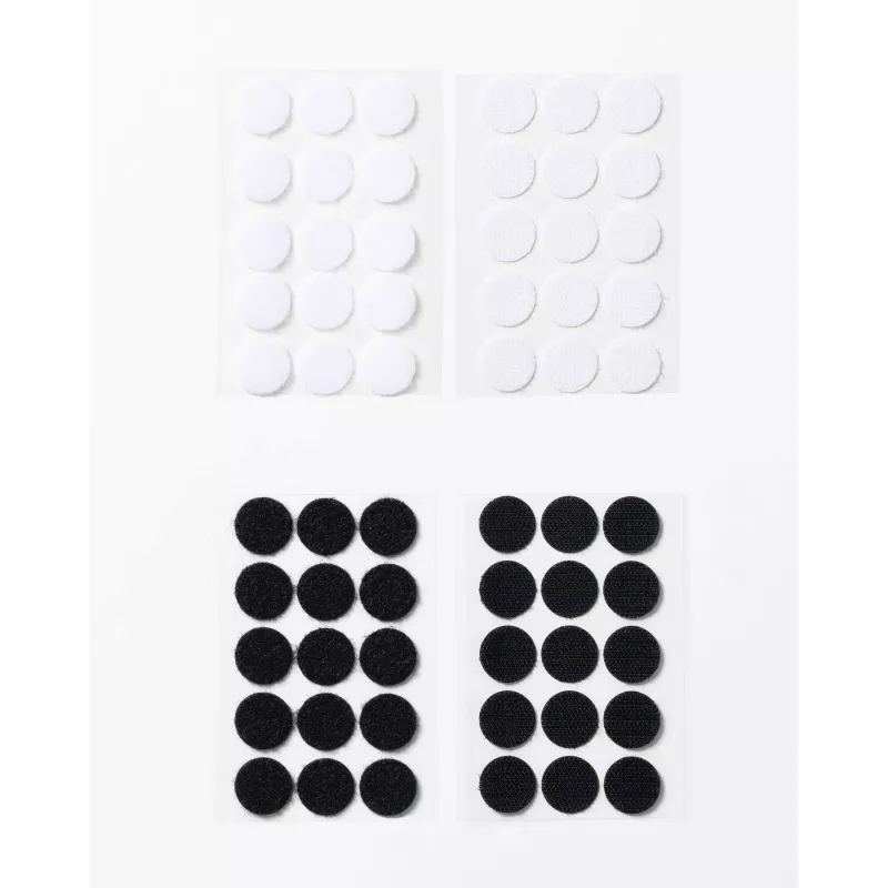 Pontos de velcro Folia, preto & branco (2301)