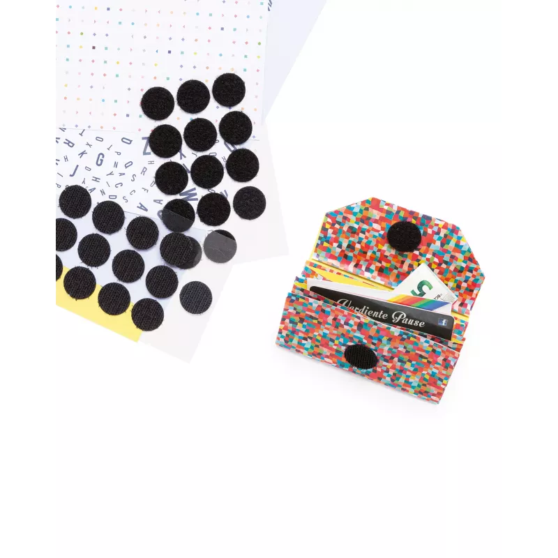 Pontos de velcro Folia, preto & branco (2301)