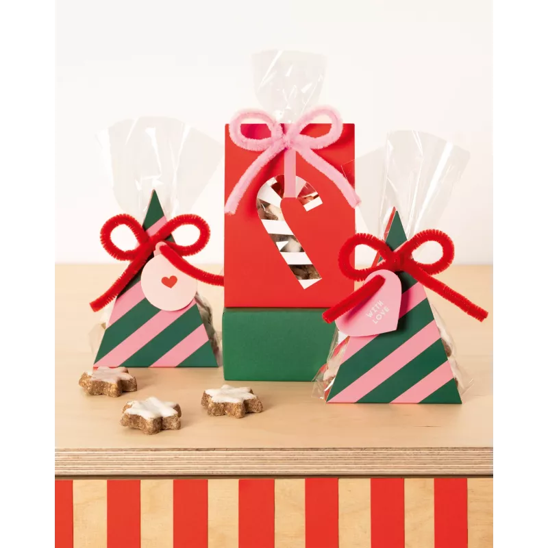 Sacos de fundo PP folia SWEET CHRISTMAS