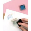 Almofadas de carimbo folia 6x 2,4 x 2,4 cm dourado, prateado, cobre, vermelho, azul, verde