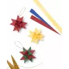 Papel de dobragem folia para estrelas de Fröbel, mini, mistura colorida