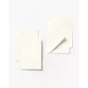Cartões dobráveis folia, branco pérola, 5 unid.