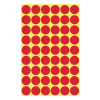 AVERY Zweckform etiquetas de marcação 3141, vermelho, Ø 12 mm, 270 unid.