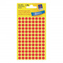 AVERY Zweckform etiquetas de marcação 3010, vermelho, Ø 8 mm, 416 unid.