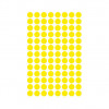 AVERY Zweckform etiquetas de marcação 3013, amarelo, Ø 8 mm, 416 unid.