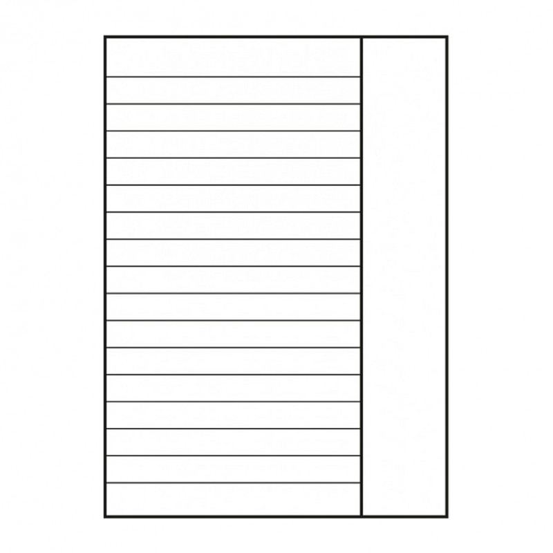 OXFORD caderno duplo pautado DIN A4 32 folhas